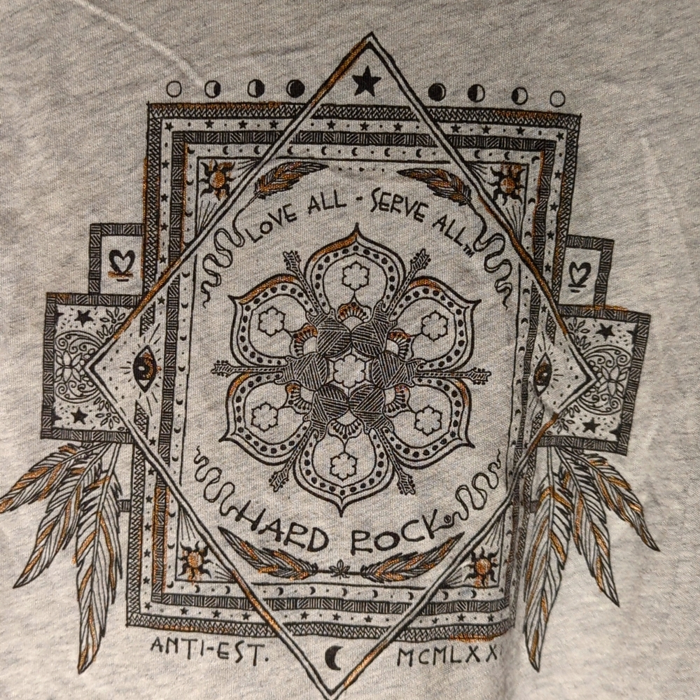 Hard Rock Couture, Tank Top, Tee Shirt, Mandela, Size L